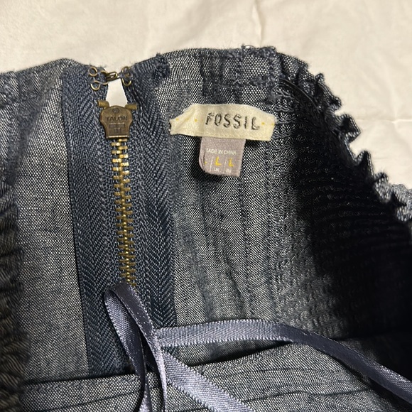 Size Large Fossil strapless dress - Picture 3 of 3